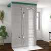 Polish Chrome Exposed Shower System 2 Functional Bathroom Shower Set