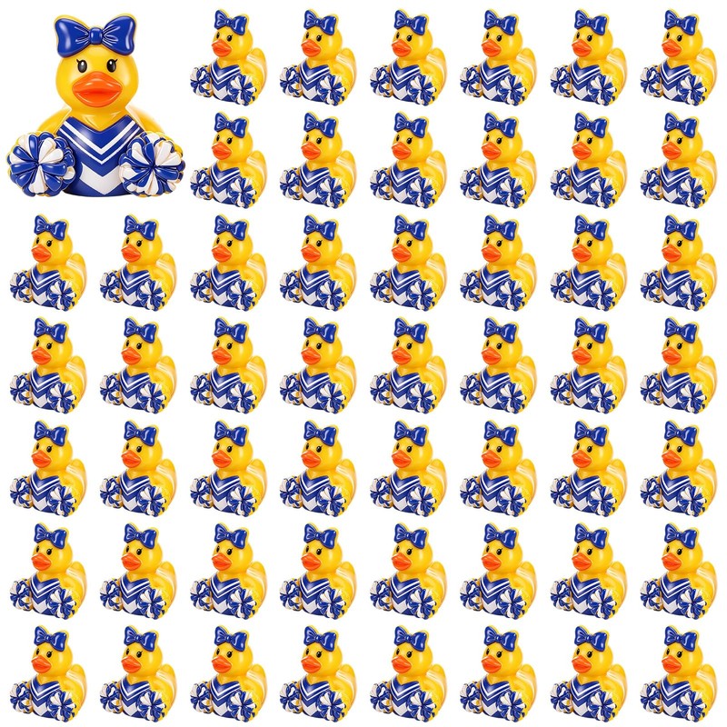 GGSTDDUP 70 Pcs Mini Resin Cheer Ducks, Cheer Team Gifts