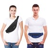 Large Crossbody Fanny Pack for Women and Men, Waist Pack