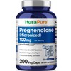 NusaPure Pregnenolone (Micronized) 100 mg Per Serving 200 Veg Caps