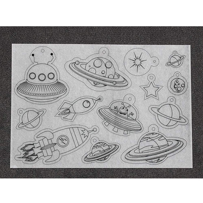 ANCLLO 8 Pieces Plastic Shrink Wrap for Creative Shrink Wrap