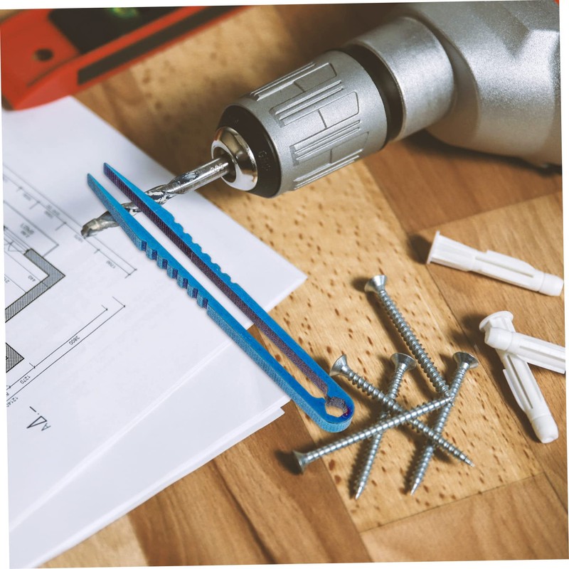 BIUDECO 3pcs Outdoor Titanium Tweezers Survival Camping Tool Mini Clip