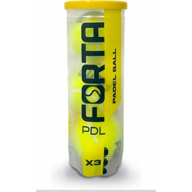 Forta PDL Padel Balls - Standard Weight, Natural Rubber, Speed Padel Ball for Great Game Control, Durable and High Performance, Ideal for Training and Matches (2)