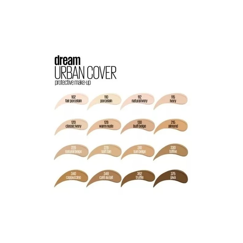 Maybelline Dream Urban Cover Maybelline Spf 50