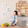 WUZYOU Funny Kitchen Wood Box Sign Table Decor, Retro I