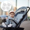 ORFOFE Baby Walker Replacement Wheels 4-Pack Universal Fit Smooth Rolling