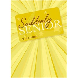 Senior Discount Card APress Birthday Card