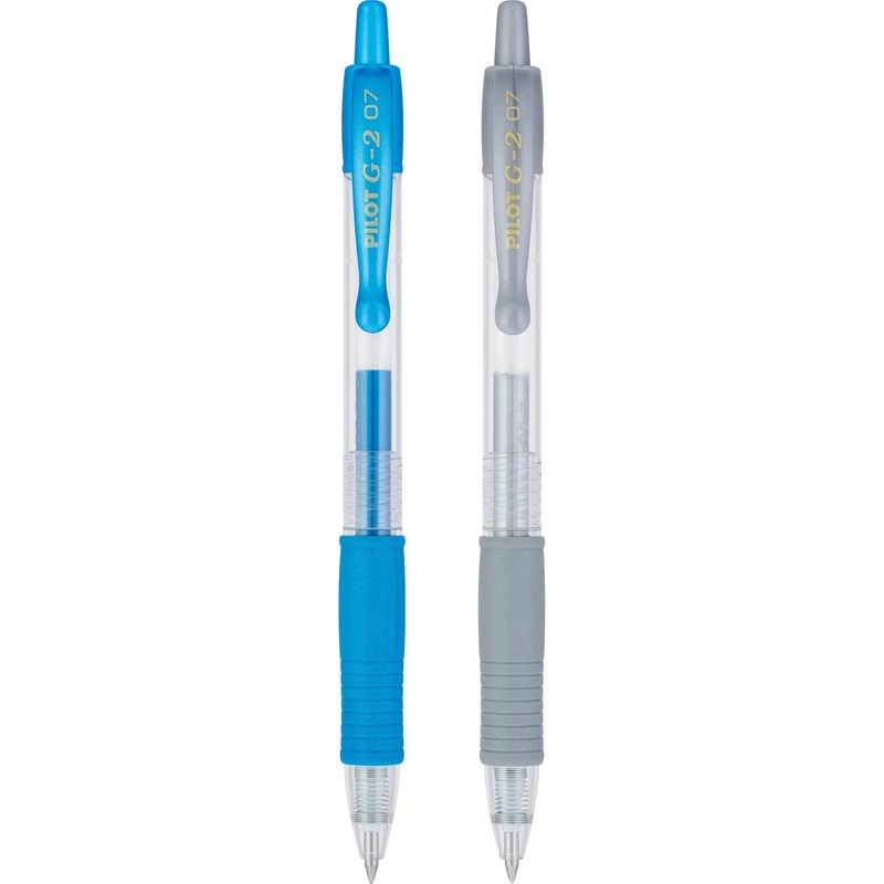 PILOT G2 Metallics Refillable & Retractable Rolling Ball Gel Pens,