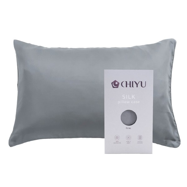 CHIYU Silk Pillowcase Pillow Cover Made in Japan, Washable, Machine