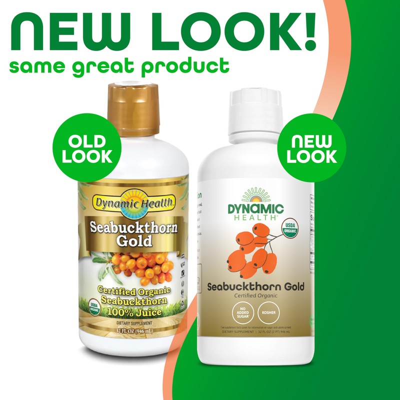 Dynamic Health Seabuckthorn Gold Organic | 32 oz