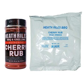 Heath Riles BBQ Cherry Rub Combo with Refill Bag (1 Rub, 1 Refill Bag), Competition Winning Products from Pitmaster Heath Riles