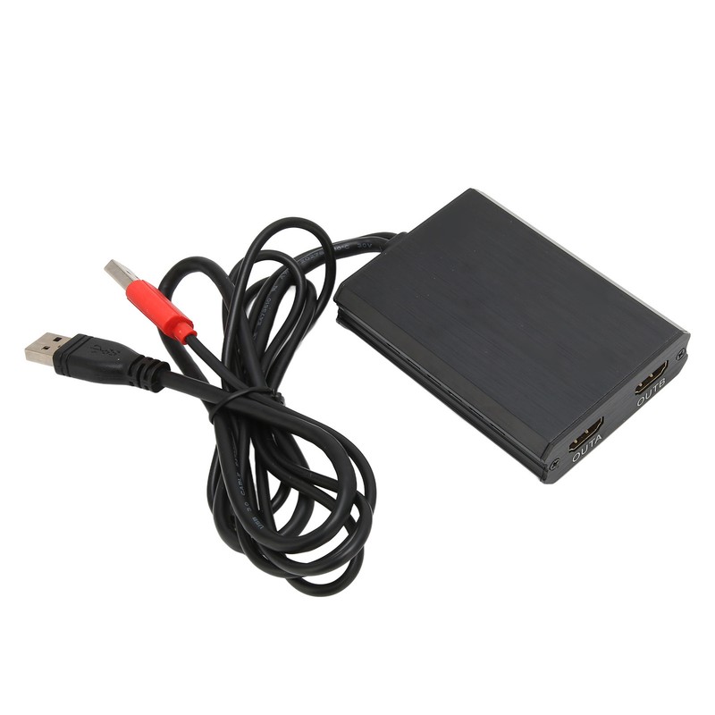 Aluminum Alloy 4K 60Hz Displayport USB 3.0 to Dual HD