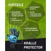 CATCH & KEEP Goalkeeper Gloves Children's Claw Protector Blue Size