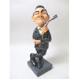James Agent Movie Funny Poly Figure Stratford Caricature Sculpture Cinema Film