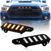 PGTOPONE Switchback White/Amber LED Front Side Marker Headlight Daytime Running