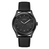 GUESS Black Leather Analog Watch