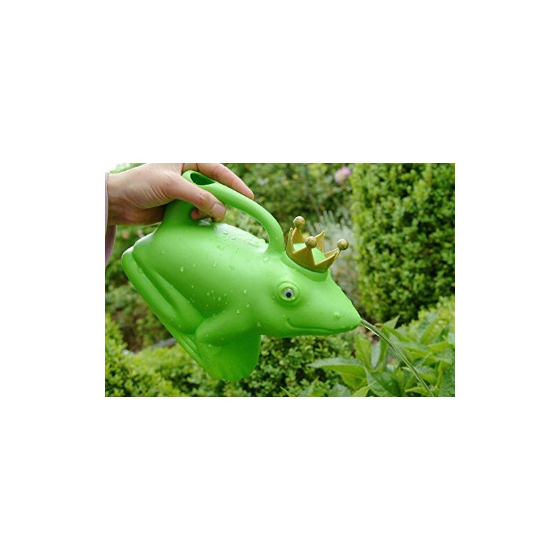 Esschert Design Watering Can - Frog Prince Green