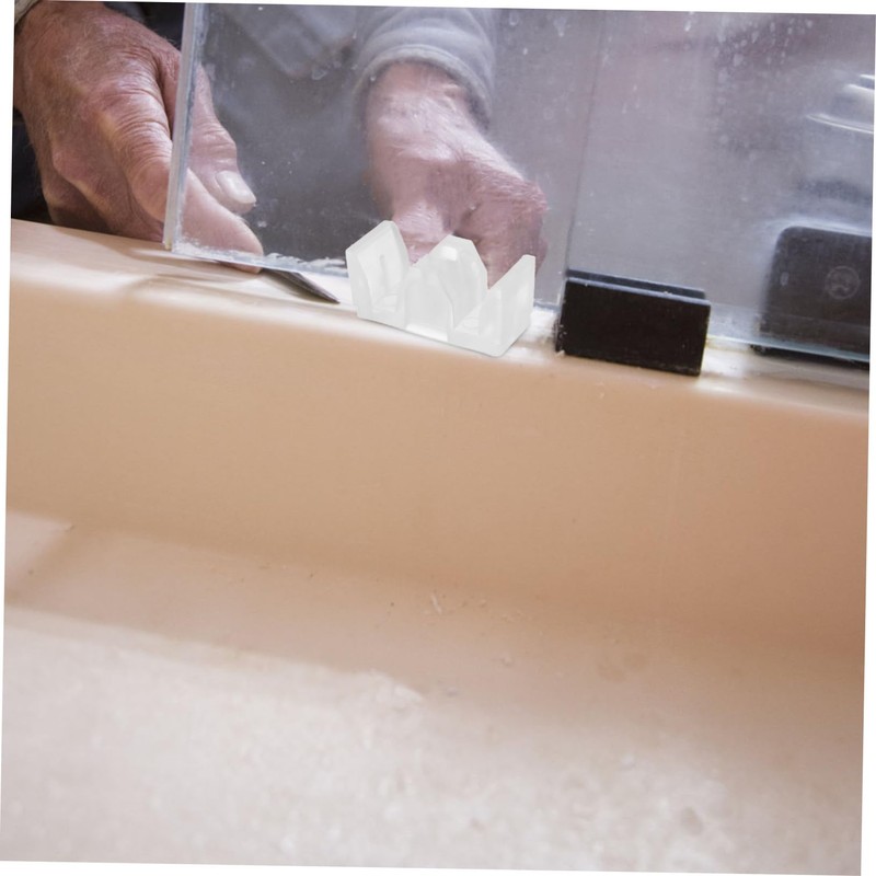 Operitacx 6pcs Collision Block Pads for Glass Shower Installation Stops