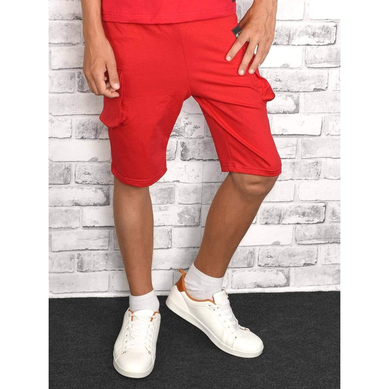 BEZLIT 30079 Boys' Cargo Shorts, red