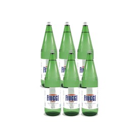 Fiuggi Still Natural Mineral Water - Refreshing Taste & Hydration (6 x 1L Glass Bottles) | From Italy | Naturally Low-Sodium