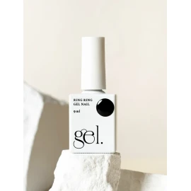 DAISO Ring Ring One Step Gel Nail 9ml Midnight Black