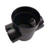 NDS 201 Round Spee-D Catch Basin Drain, 2 Outlets, Connects
