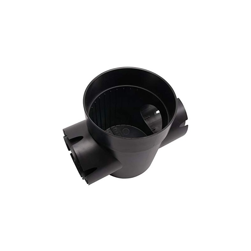 NDS 201 Round Spee-D Catch Basin Drain, 2 Outlets, Connects