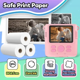 Printer Paper,12 Rolls for Kids Instant Print Camera,HD Printing Thermal Print Paper (12 Rolls)