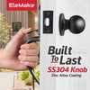 Elemake Front Door Lock - Front Door Handle Exterior/Interior Front