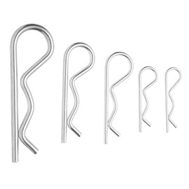 HXJDAM Split Pin Spring Pin 2.5 x 50 mm Splint Safety Pin Spring Cotter Pin – Pack of 20