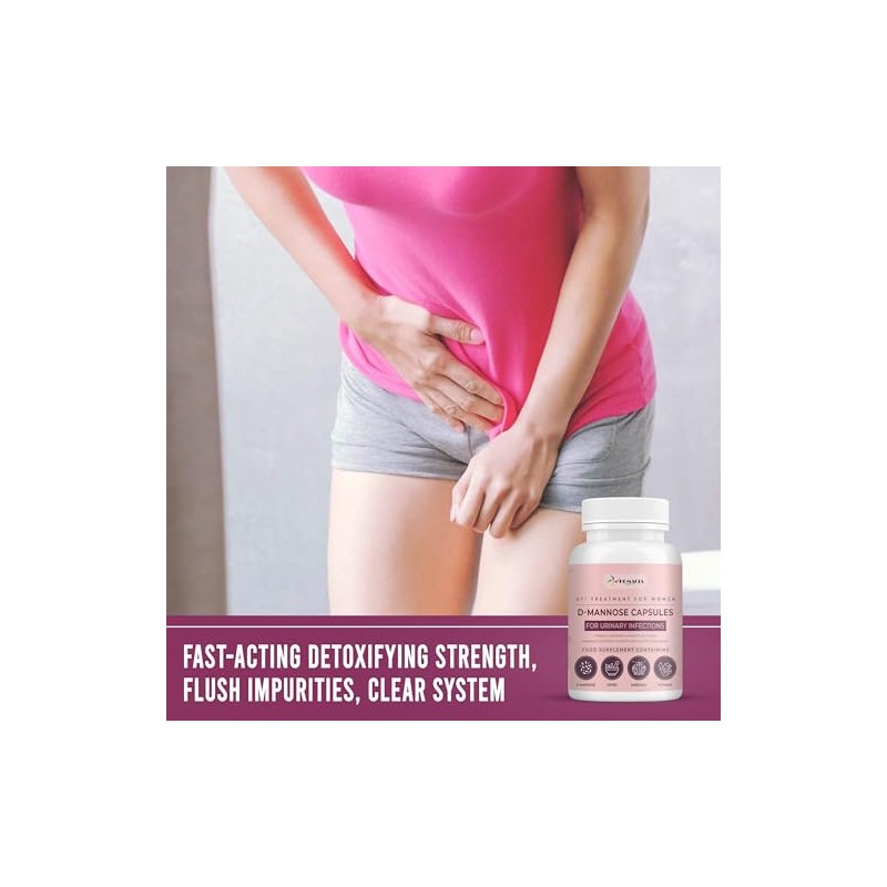 D-Mannose Capsules | Support Bladder Control & Urinary Tract Infection