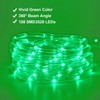 Green Rope Lights,16ft Waterproof, Connectable and Flexible LED Strip Lights