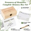 Nymblis Funeral Favours, Memory Box Set with 100 Pcs Memorial