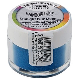 Rainbow Dust Edible Silk Starlight Blue Moon Loose Pot 2 g (Pack of 6)