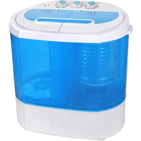 Unbranded Small Portable Washing Machine 9.9lb Mini Compact Washer Twin