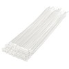 Pack of 100 Nylon Plastic Wire Ties, Self-Locking Zip Ties,