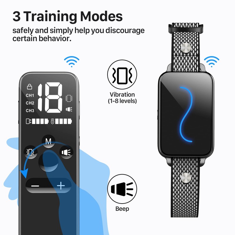 Vsezund Training Collar, Training Collar with Remote for Small, Medium,