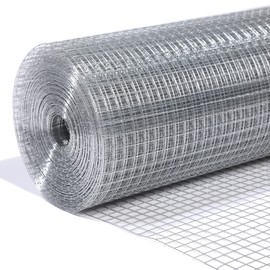 LAN JIA 1/4 Hardware Cloth 36inch x 50foot 23 Gauge Hot Dip Galvanized After Welding Chicken Wire Mesh Roll Galvanized Wire Mesh Roll Garden Fencing &Rodent Mesh