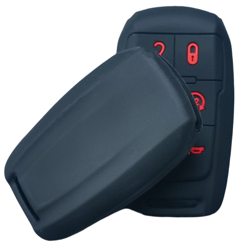 RUNZUIE 2Pcs Silicone Smart Key Fob Cover for 2019-2021 2022
