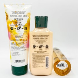 Clementine & Mint Leaves 3-Piece Bath & Body Bundle | Ultra Shea Body Cream, Body Lotion and Fine Fragrance Mist