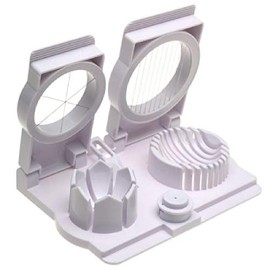 Norpro - Cortador de huevos, cuña y herramienta para decorar