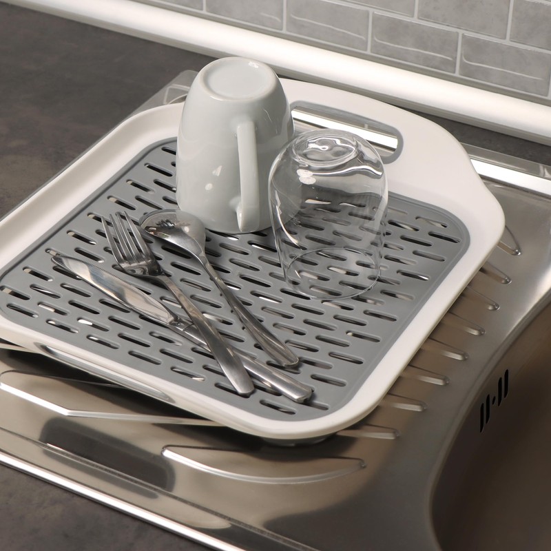 com-four® Sink Insert with Handles, Insert for the Sink, Square