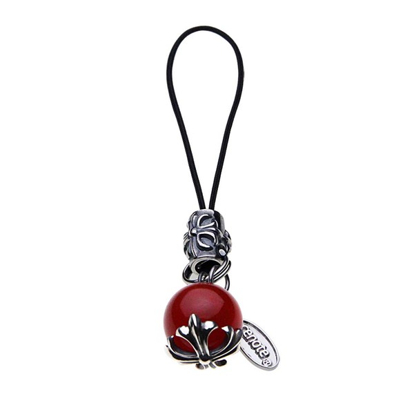 Cenote s0007 Power Stone Cross Mobile Phone Strap [Silver 925