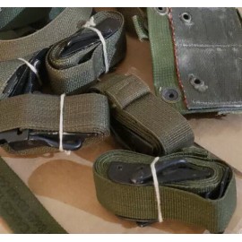 USGI 2 each order US Army ALICE Straps, Cargo Tie-Down- Genuine US Issue - Unissued