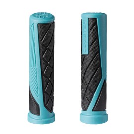 COGSTER Dash Bike Handlebar Slip-on Grips, Lightweight Rubber Grips for XC, MTB, BMX Bikes (Turquoise)