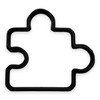 Puzzle Piece Cookie Cutter with Easy to Push Design (3.5