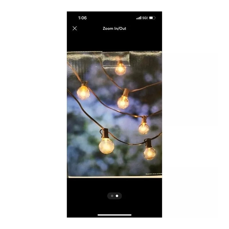 Better Homes & Garden Indoor Outdoor String Lights 20 Feet