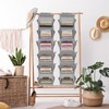 HOSTK 2Pack Hanging Closet Organizer, 6 Tier Hanging Storage Shelves,