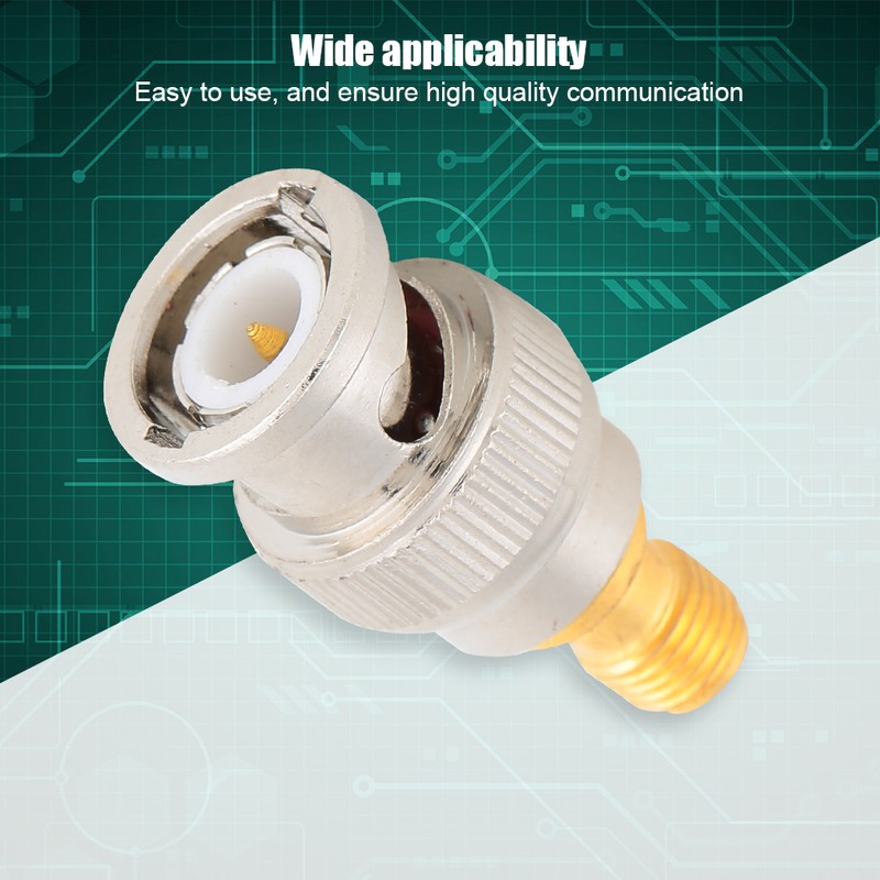 5pcs SMA F to BNC Male Pure Copper Connector for