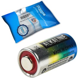 HQRP 2-Pack 6-Volt Battery Compatible with 4LR44 A544 V4034PX Fujica ST801 / ST901 / AX-3, Yashica 35 CCN/FX-1 / FR II, Canon A-1, AE-1, AE-1 Program, AV-1, at-1 Film Camera PX28A